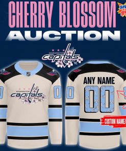 Washington Capitals x Cherry Blossom 2025 Limited Edition Hockey Jersey