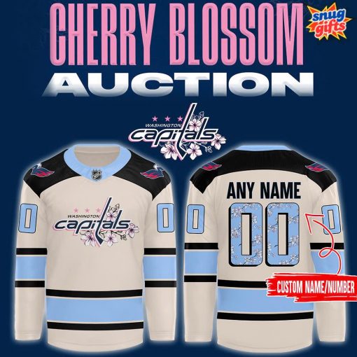 Washington Capitals x Cherry Blossom 2025 Limited Edition Hockey Jersey