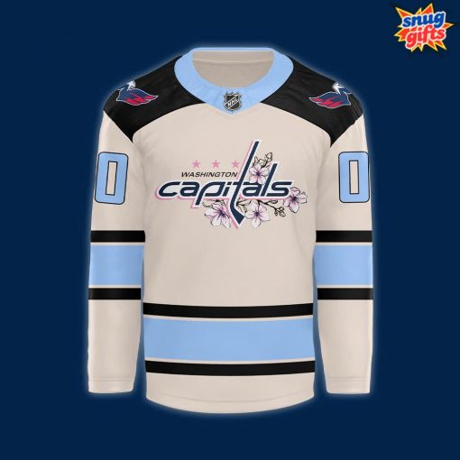 Washington Capitals x Cherry Blossom 2025 Limited Edition Hockey Jersey