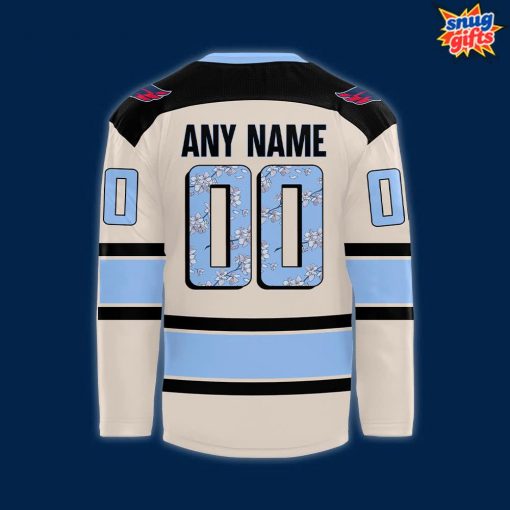 Washington Capitals x Cherry Blossom 2025 Limited Edition Hockey Jersey