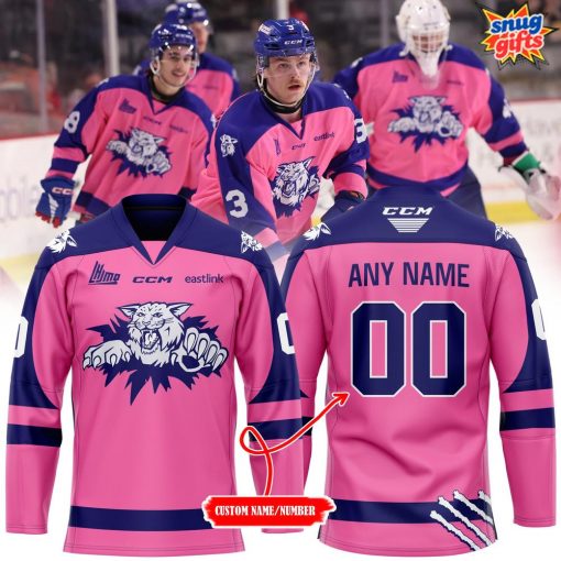 Wildcats x Pink in the Rink Night 2025 Hockey Jersey