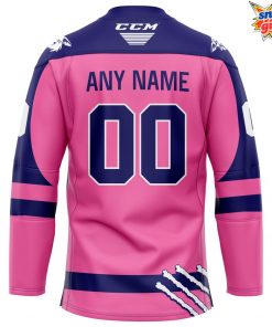 Wildcats x Pink in the Rink Night 2025 Hockey Jersey 3
